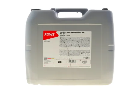 Антифриз (червоний) G12 HIGHTEC ANTIFREEZE COOLANT AN-SF (20L) (концентрат) ROWE 21013020099