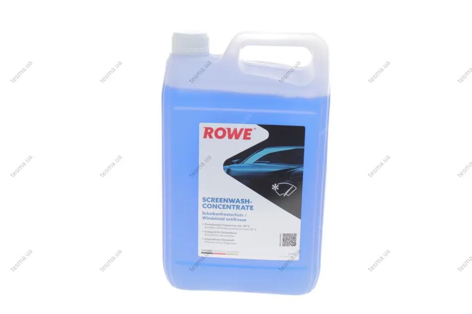 омивач скла зима (5L) HIGHTEC SCREENWASH-CONCENTRATE (1:1=-20°C) (концентрат) ROWE 21104-0050-99 - фото 1