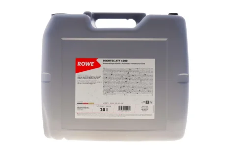 Олива HIGHTEC ATF 4000 (20L) Dexron II (червоний) ROWE 25011020099