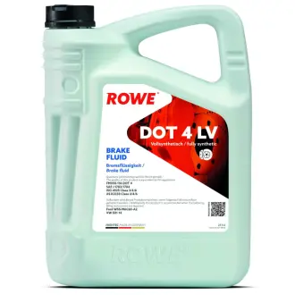 Рідина гальмівна HIGHTEC BRAKE FLUID DOT 4 LV (5L) Class 3/4/6 ROWE 25114-0050-99
