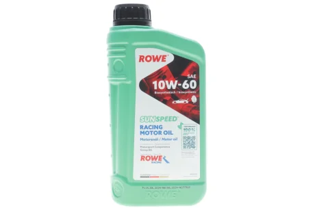 Олива 10W60 SUNSPEED RACING MOTOR OIL (1L) MULTI-ESTER TECHNOLOGY ROWE 4920019-0010-99