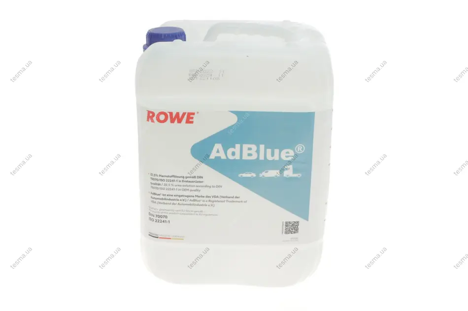 Рідина для нейтралізації відпрацьованих газів HIGHTEC AdBlue (сечовина) (10L) ROWE 65328-0100-99 (фото 1)