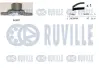 К-кт ГРМ (пасок+ролик) Ford Sierra 1.6 (CVH) 92-93, Chery Amylet RUVILLE 550086 (фото 1)