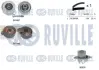 К-кт ГРМ з помпою Citroen Berlingo/C2/C3/C4/Xsara, Peugeot 206/307/Partner 1.6 00- RUVILLE 5501201 (фото 1)