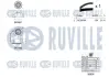 К-кт ГРМ з помпою Citroen Berlingo/C2/C3/C4/Xsara, Peugeot 206/307/Partner 1.6 00- RUVILLE 5501201 (фото 2)