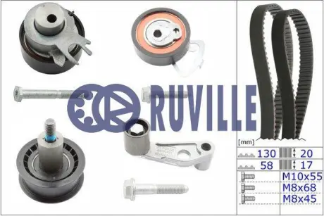 Комплект ремня ГРМ RUVILLE 5545671