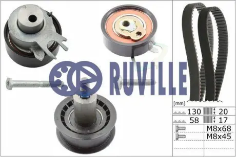 Комплект ремня ГРМ RUVILLE 5545672