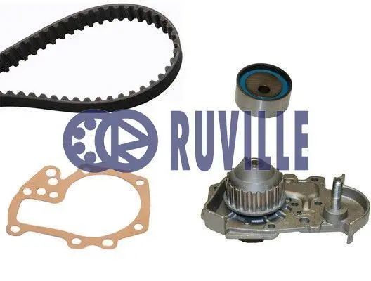 Водяной насос + комплект зубчатого ремня RUVILLE 55500701 (фото 1)