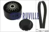 Поликлиновой ременный комплект RUVILLE 5560380 (фото 1)