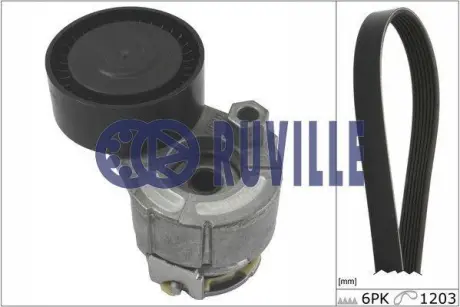Поликлиновой ременный комплект RUVILLE 5560780