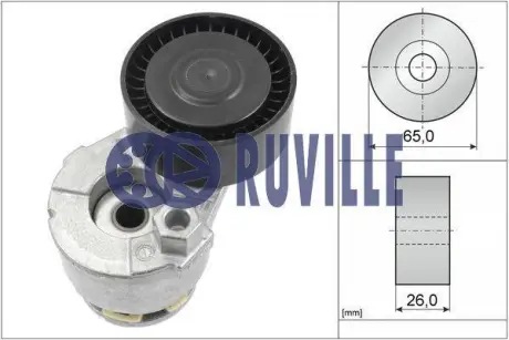 Натяжитель ремня, клиновой зубча RUVILLE 55607
