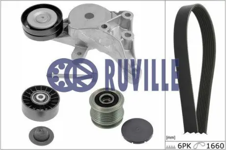 Поликлиновой ременный комплект RUVILLE 5573181