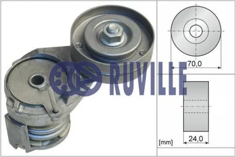Натяжная планка, поликлиновой ремень RUVILLE 55738