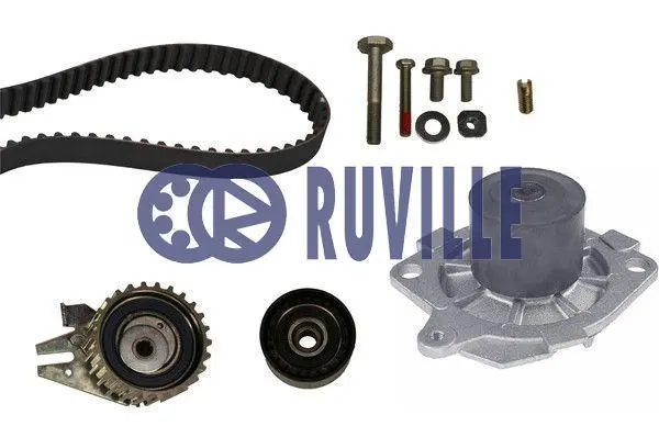 Водяной насос + комплект зубчатого ремня RUVILLE 55844751 (фото 1)