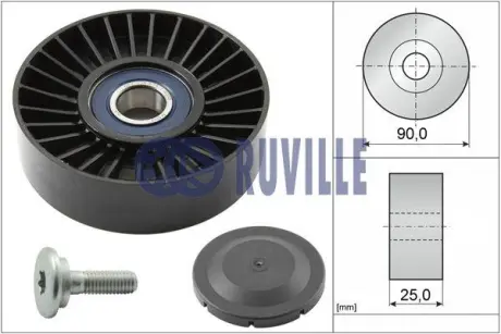 Паразитный / ведущий ролик, поликлиновой ремень RUVILLE 55911