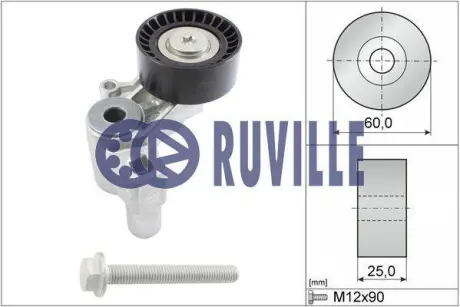 Натяжитель ремня, клиновой зубча RUVILLE 55925
