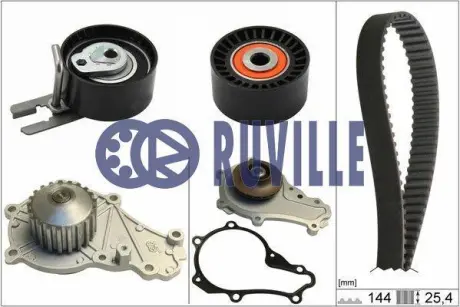 Водяной насос + комплект зубчатого ремня RUVILLE 55953731