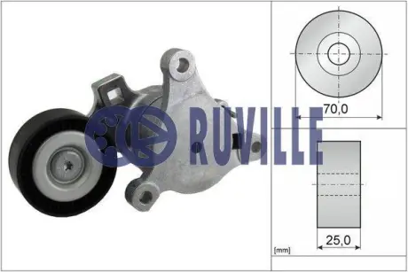 Натяжная планка, поликлиновой ремень RUVILLE 55994