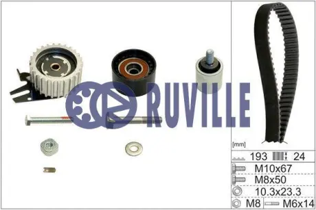 Комплект ремня ГРМ RUVILLE 5603672
