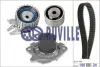 Водяной насос + комплект зубчатого ремня RUVILLE 56036731 (фото 1)