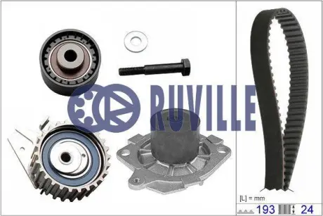 Водяной насос + комплект зубчатого ремня RUVILLE 56036761