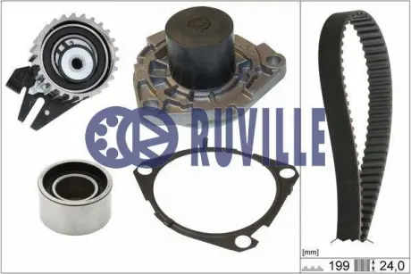 Водяной насос + комплект зубчатого ремня RUVILLE 56036781