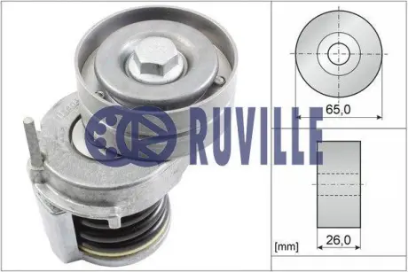 Натяжная планка, поликлиновой ремень RUVILLE 56353