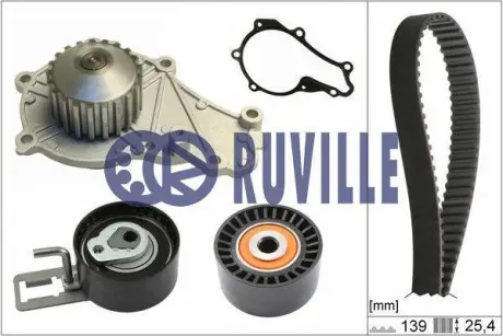 Водяной насос + комплект зубчатого ремня RUVILLE 56676701