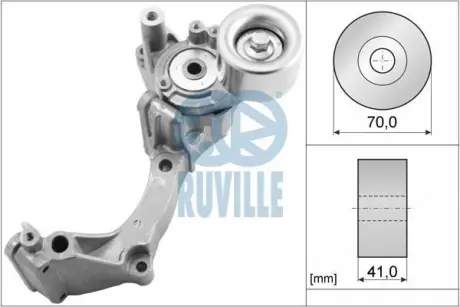 Натяжная планка, поликлиновой ремень RUVILLE 56955