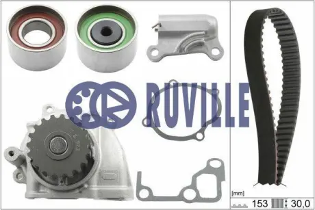 Водяной насос + комплект зубчатого ремня RUVILLE 57064711