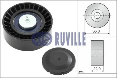 Паразитный / ведущий ролик, поликлиновой ремень RUVILLE 58438