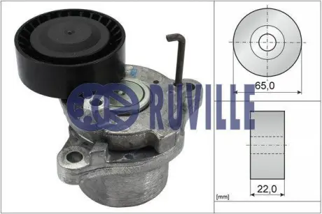 Натяжная планка, поликлиновой ремень RUVILLE 58440