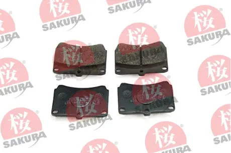 Комплект тормозных колодок, дисковый тормоз SAKURA 600303530