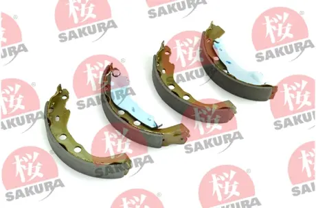 Комплект тормозных колодок SAKURA 602007000