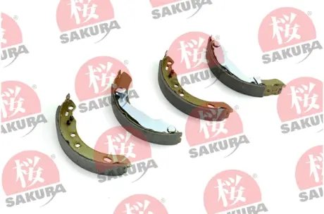 Комплект тормозных колодок SAKURA 602104037