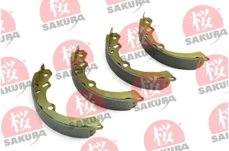 Комплект тормозных колодок SAKURA 602807030