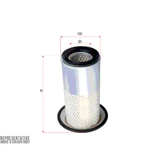 Air filter, primary. Фильтр воздушный, основной SAKURA A1096