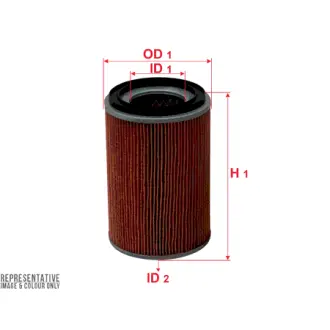 Фильтр воздушный, элемент, круглый SAKURA A1204