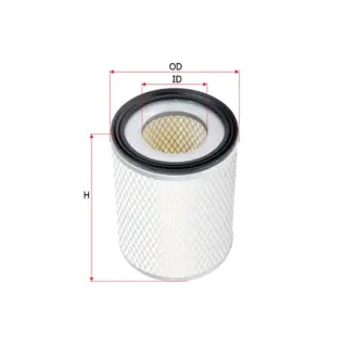 Air filter, primary. Фильтр воздушный, основной SAKURA A1712