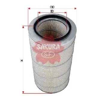 Air filter, primary. Фильтр воздушный, основной SAKURA A1828