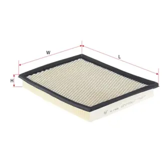 Фильтр воздушный, элемент, панельный плоский SAKURA A1908