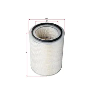 Air filter, primary. Фильтр воздушный, основной SAKURA A2503