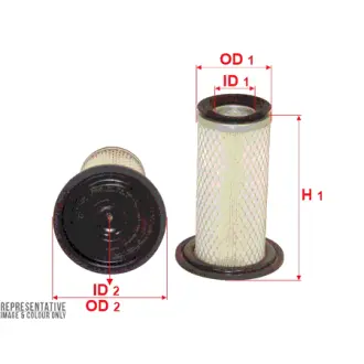 Air filter, primary. Фильтр воздушный, основной SAKURA A4702