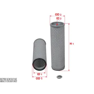 Фильтр воздушный, элемент, круглый SAKURA A5009