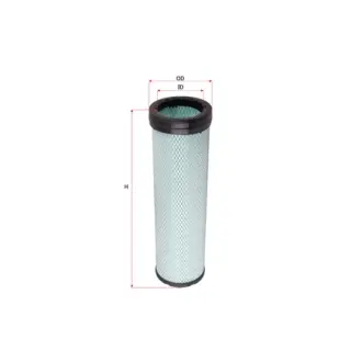 Air filter, by-pass. Фильтр воздушный, запасный. Фільтр повітряний, вторинний SAKURA A5103