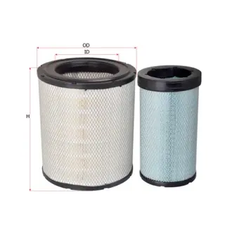 Air filter, set. Фильтр воздушный, набор SAKURA A5573S