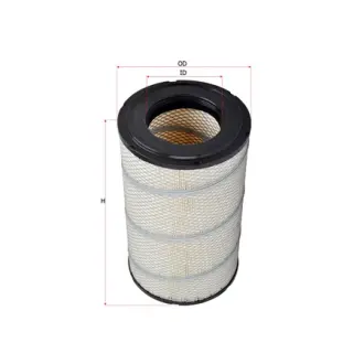 Air filter, primary. Фильтр воздушный, основной SAKURA A5801