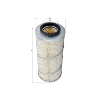 Air filter, primary. Фильтр воздушный, основной SAKURA A6201
