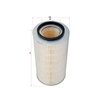 Air filter, primary. Фильтр воздушный, основной SAKURA A6207