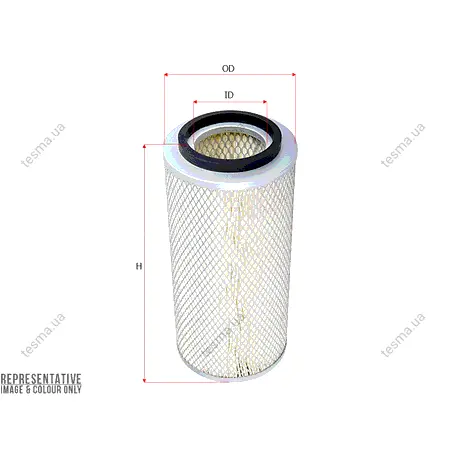 Air filter, primary. Фильтр воздушный, основной SAKURA A6211 (фото 1)